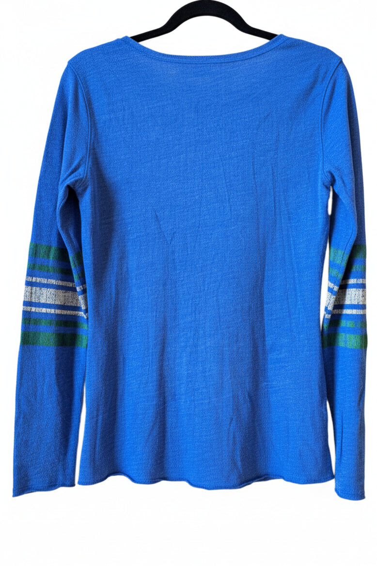 Back view of the Canucks long sleeve shirt